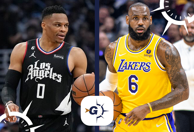 Los Angeles Clippers x Los Angeles Lakers: Westbrook x LeBron James