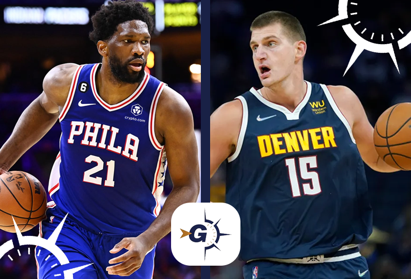 Philadelphia 76ers x Denver Nuggets: Joel Embiid x Nikola Jovic