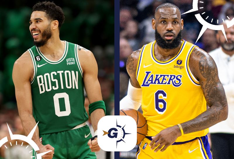 Boston Celtics x Los Angeles Lakers: Tatum x James