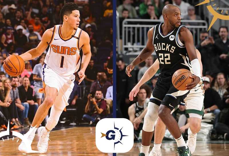 Phoenix Suns x Milwaukee Bucks: Devin Booker x Khris Middleton