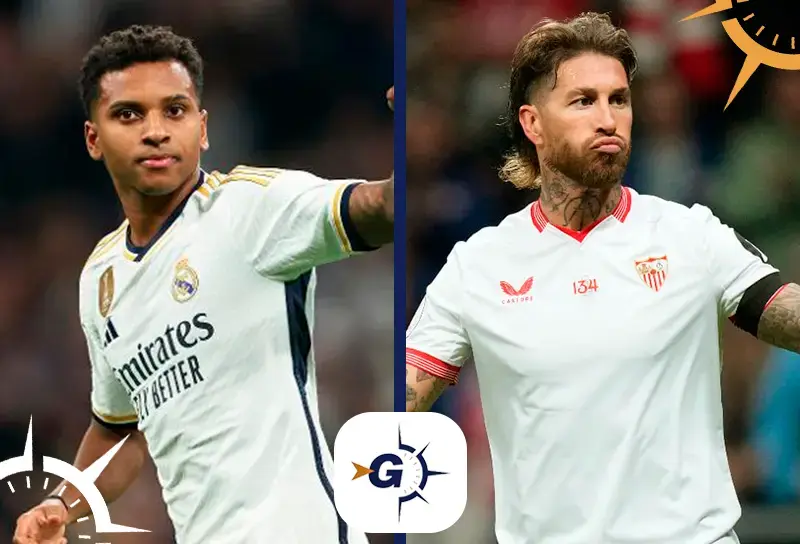 Real Madrid x Sevilla: Rodrygo x Sergio Ramos