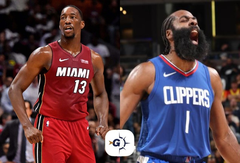 Miami Heat x Los Angeles Clippers: Ben Adebayo x James Harden